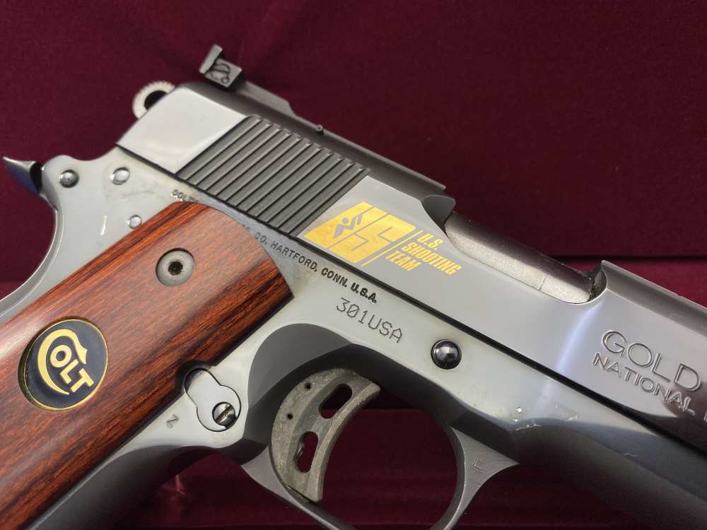 RARE Colt Gold Cup National Match 45ACP *ONE OF ONLY 500 USA TEAM SHOOTING*-img-7