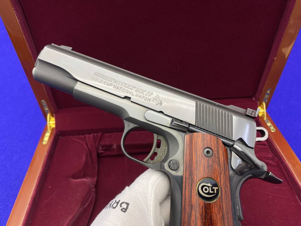 RARE Colt Gold Cup National Match 45ACP *ONE OF ONLY 500 USA TEAM SHOOTING*-img-31
