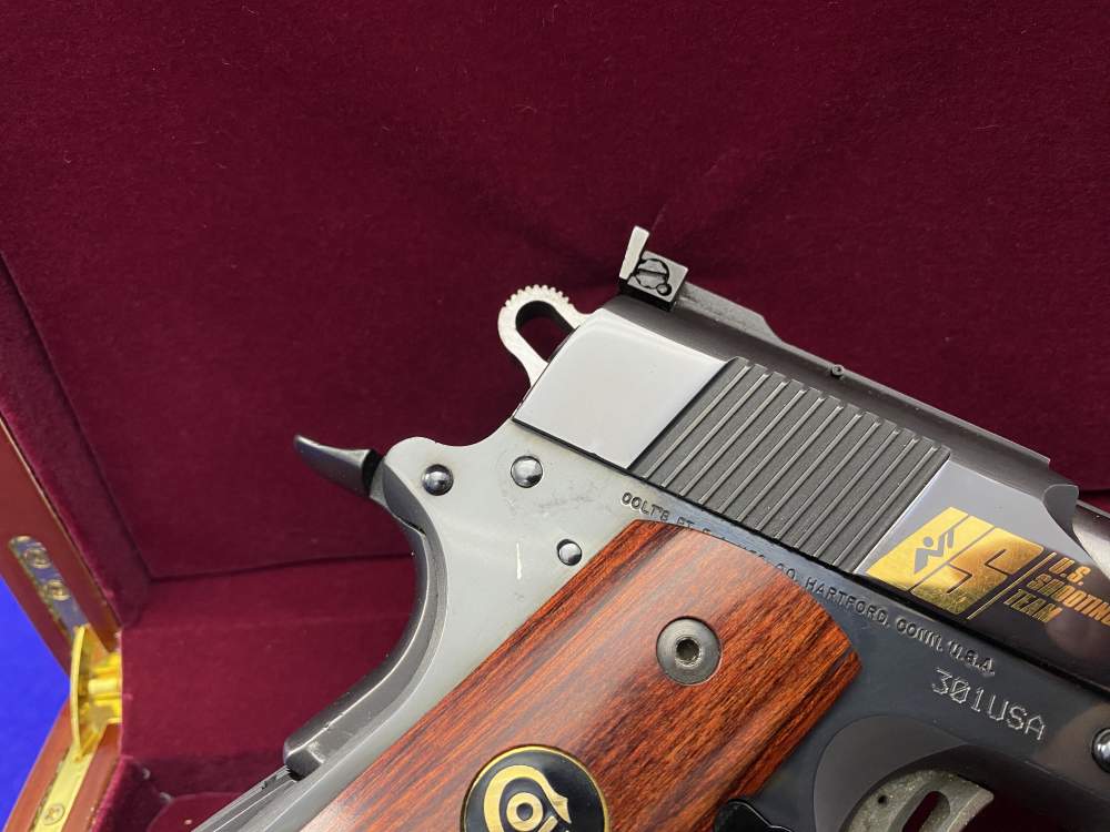 RARE Colt Gold Cup National Match 45ACP *ONE OF ONLY 500 USA TEAM SHOOTING*-img-6