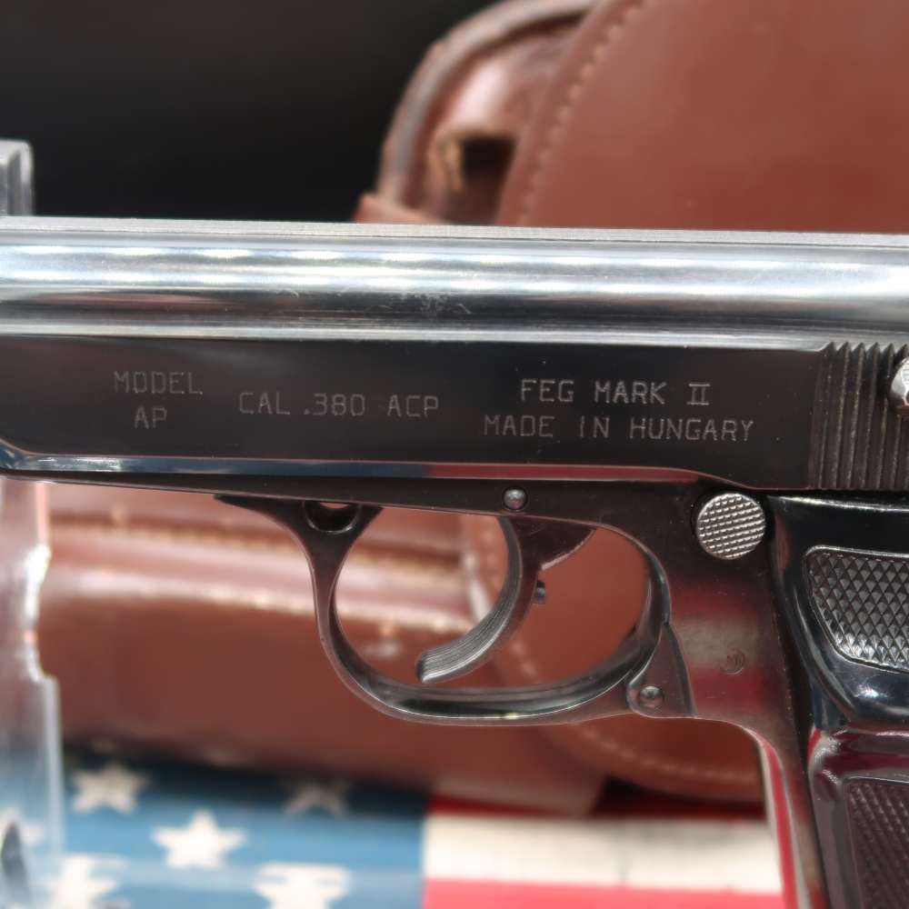EXCELLENT Interarms FEG AP380 Mark II .380 ACP Walther PP Clone Blued-img-2