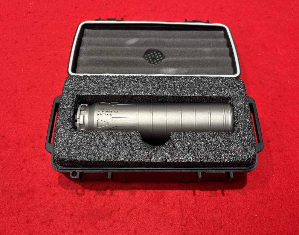 Dead Air Silencers Nomad Ti 30cal Used HUB Case Discontinued NFA eForm 3-img-0