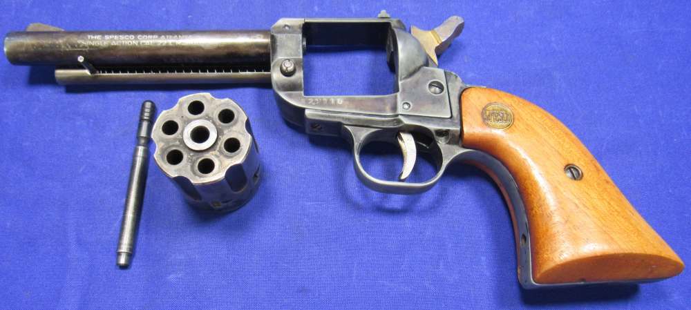 Lot of 3 .22 LR Revolvers for Parts or Repair - JC Higgins, EIG, Spesco -img-54
