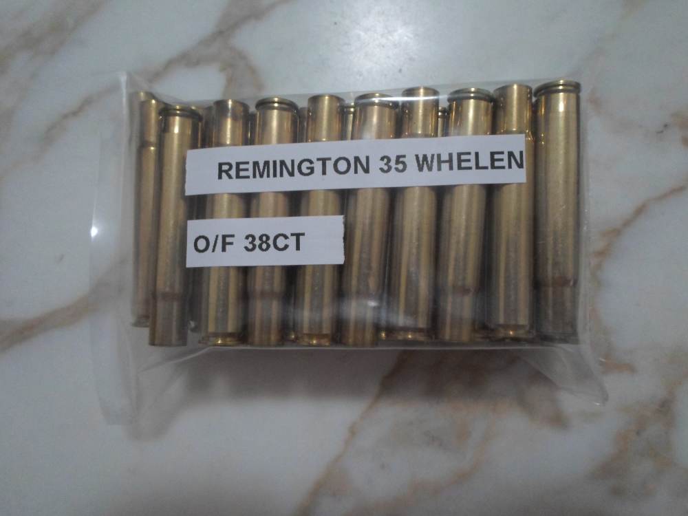 Remington 35 Whelen Once Fired Brass 38ct-img-0