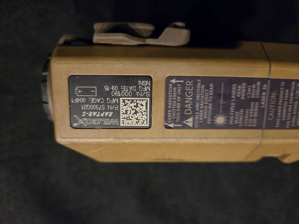 Wilcox RAPTAR-S HP Full Power Laser Range Finder LRF Applied Ballistics 3B-img-3