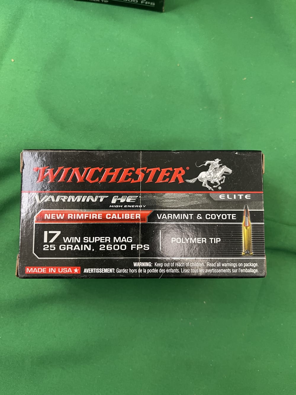 Winchester varmint 17WSM 25gr poly 350 Rounds total-img-1