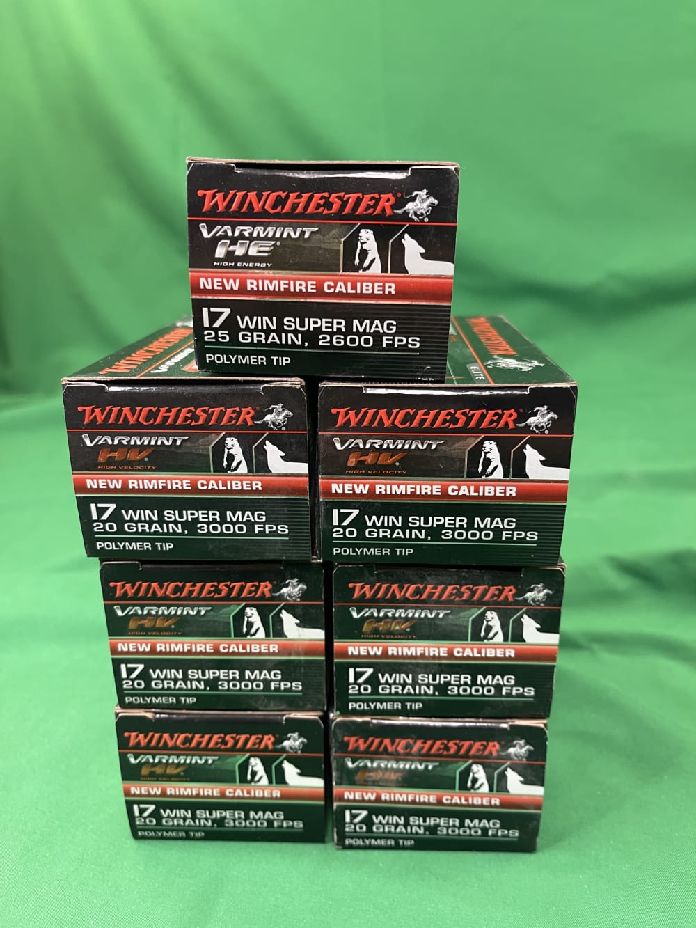 Winchester varmint 17WSM 25gr poly 350 Rounds total-img-0