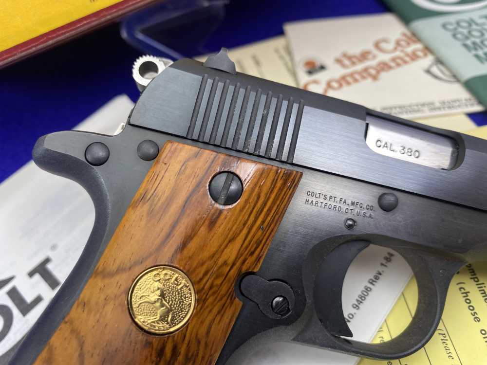 1986 Colt Mustang -FIRST EDITION- .380 *LIMITED EDITION 345 OF 1,000 MADE*-img-15
