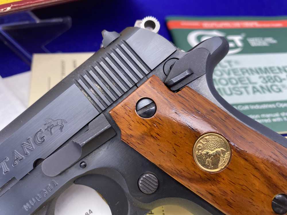 1986 Colt Mustang -FIRST EDITION- .380 *LIMITED EDITION 345 OF 1,000 MADE*-img-5