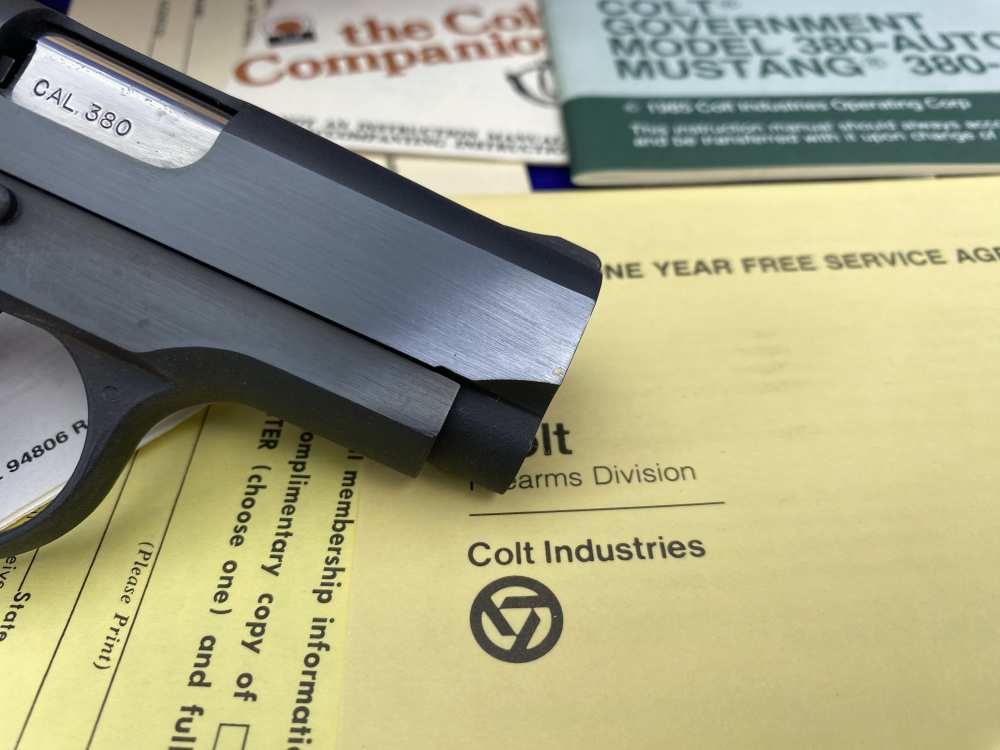 1986 Colt Mustang -FIRST EDITION- .380 *LIMITED EDITION 345 OF 1,000 MADE*-img-18
