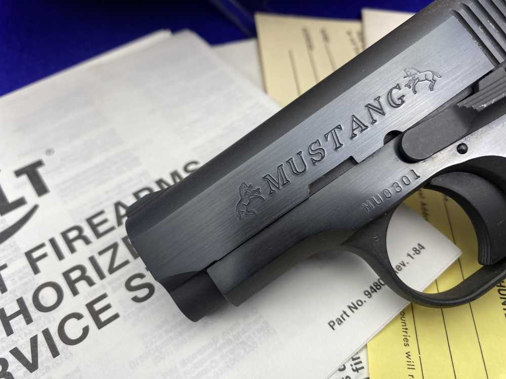 1986 Colt Mustang -FIRST EDITION- .380 *LIMITED EDITION 345 OF 1,000 MADE*-img-8