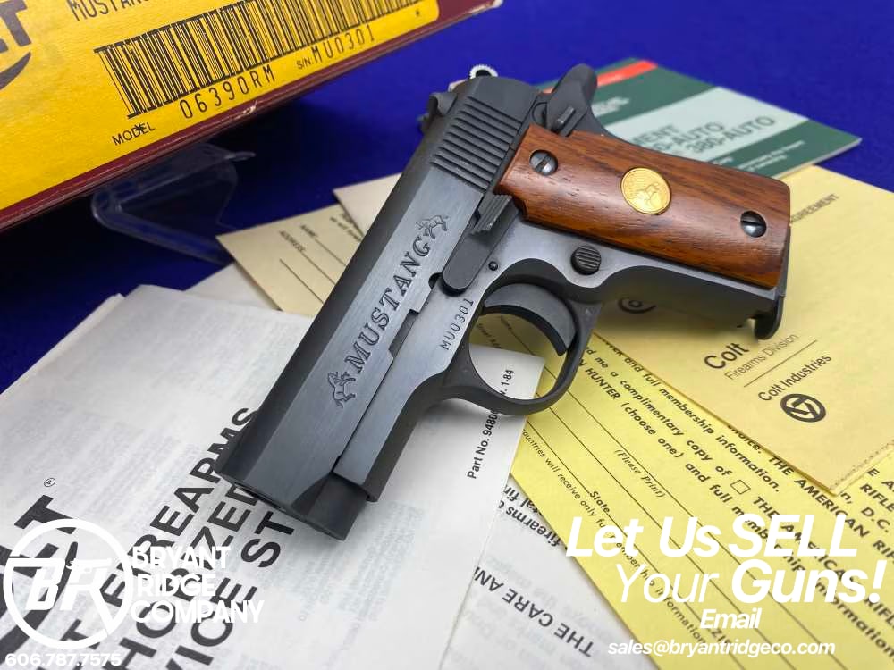 1986 Colt Mustang -FIRST EDITION- .380 *LIMITED EDITION 345 OF 1,000 MADE*-img-0