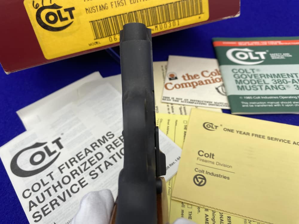 1986 Colt Mustang -FIRST EDITION- .380 *LIMITED EDITION 345 OF 1,000 MADE*-img-28