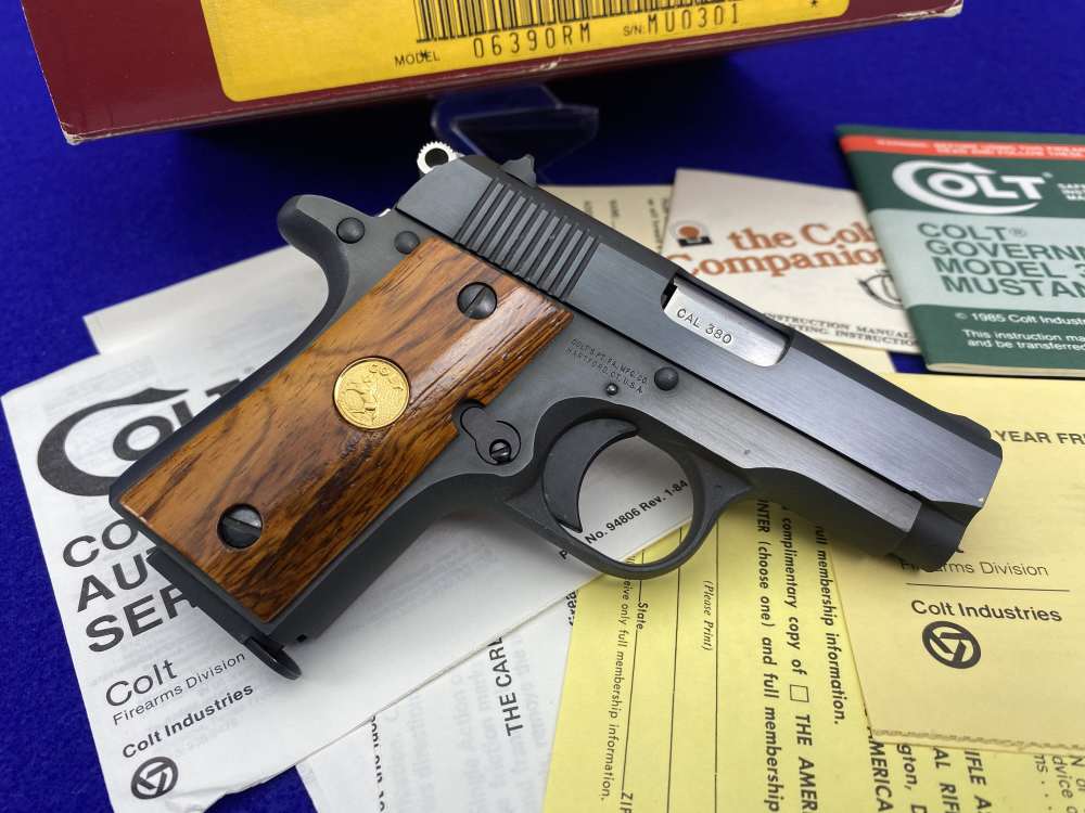 1986 Colt Mustang -FIRST EDITION- .380 *LIMITED EDITION 345 OF 1,000 MADE*-img-12