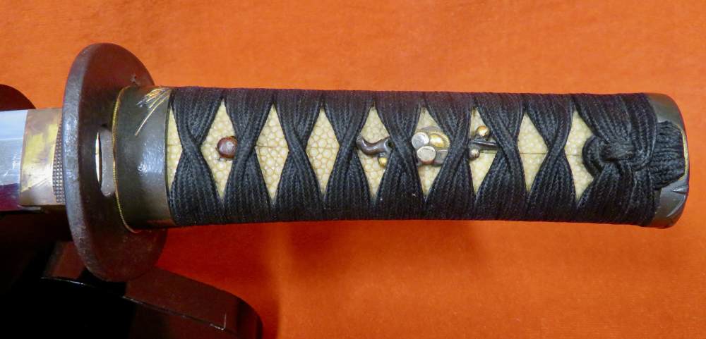 Antique Japanese Wakizashi – Signed Terushige – Shitahara School – NBTHK-img-9