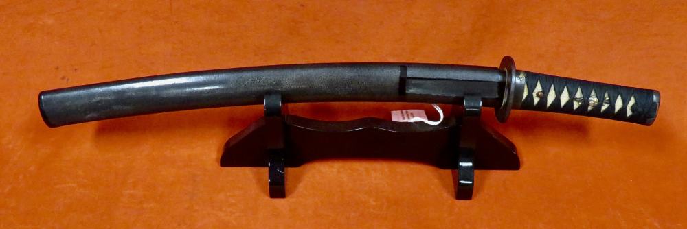 Antique Japanese Wakizashi – Signed Terushige – Shitahara School – NBTHK-img-2