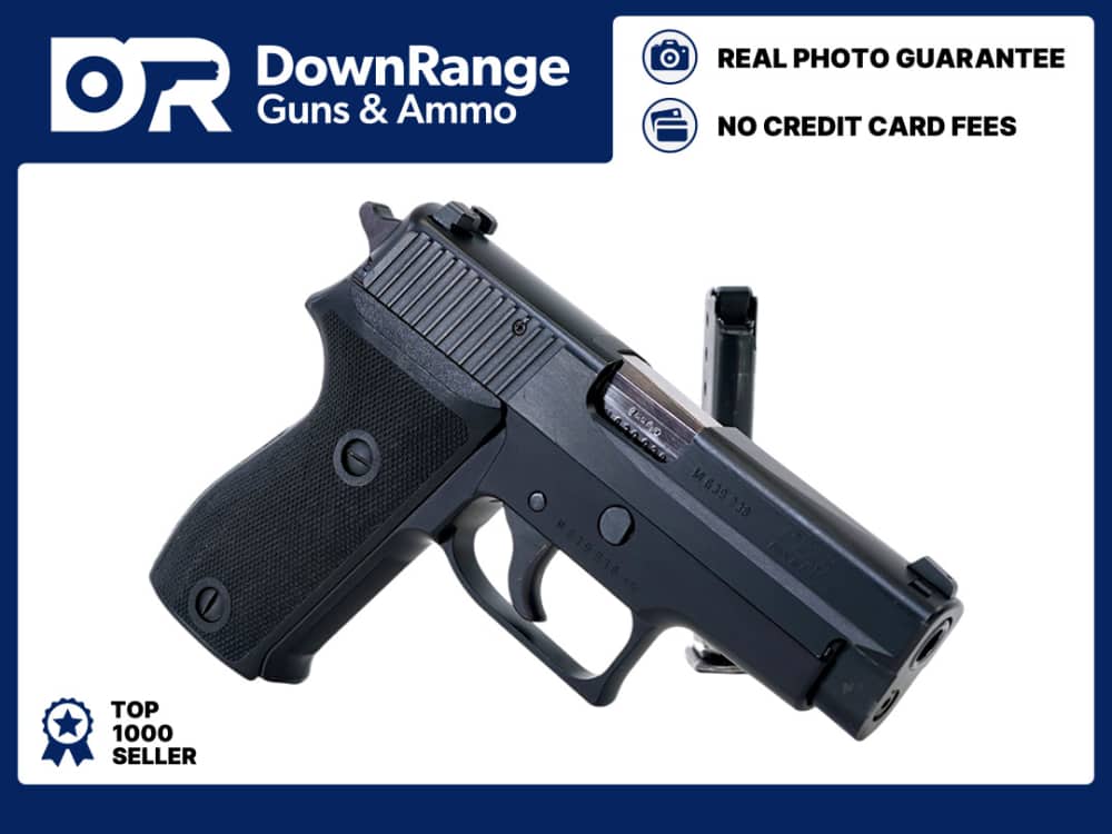 SIG Sauer P225 9mm Luger 3.9" Made in Germany Blued DA/SA Single Stack 8rd-img-0