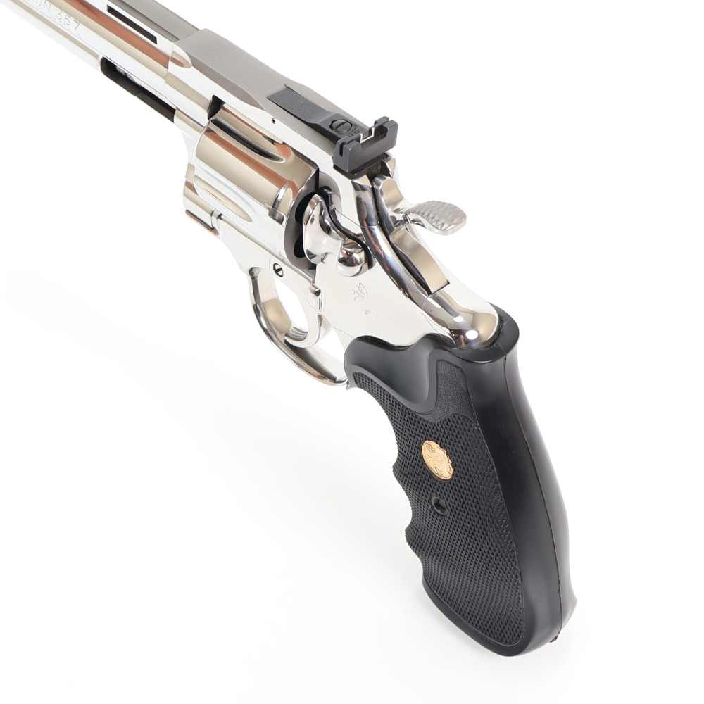 Colt Python, 357 Magnum 6” Barrel Bright Stainless/Black VERY NICE 1990!-img-23