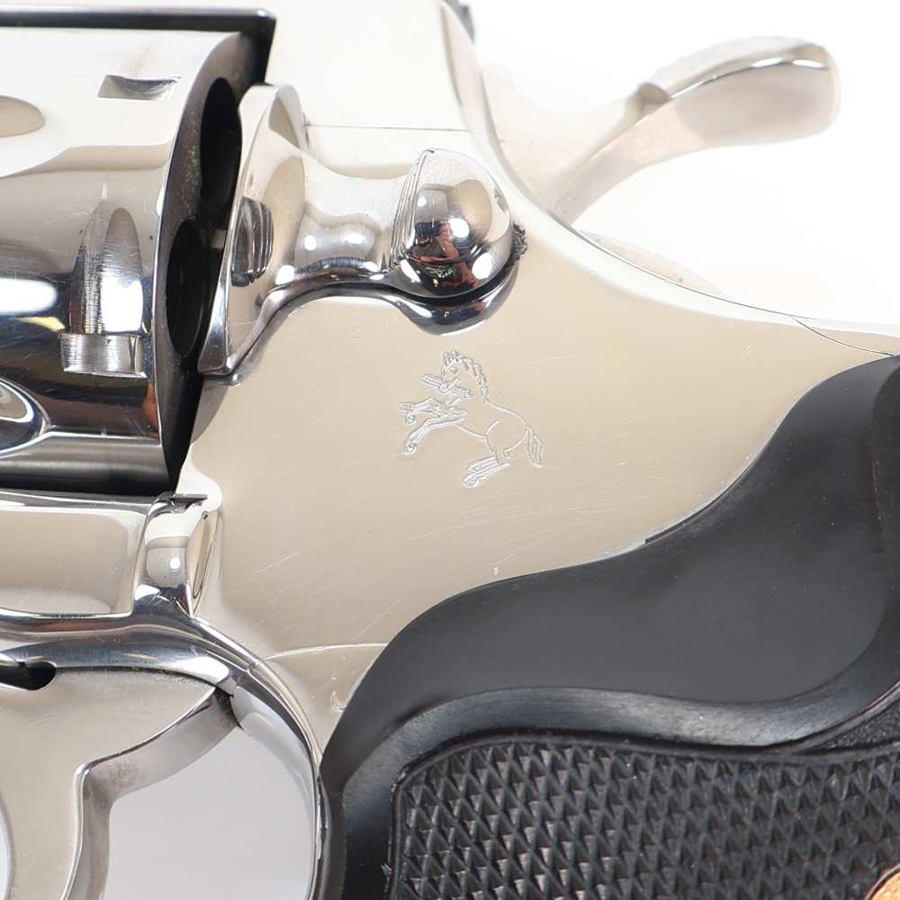 Colt Python, 357 Magnum 6” Barrel Bright Stainless/Black VERY NICE 1990!-img-18