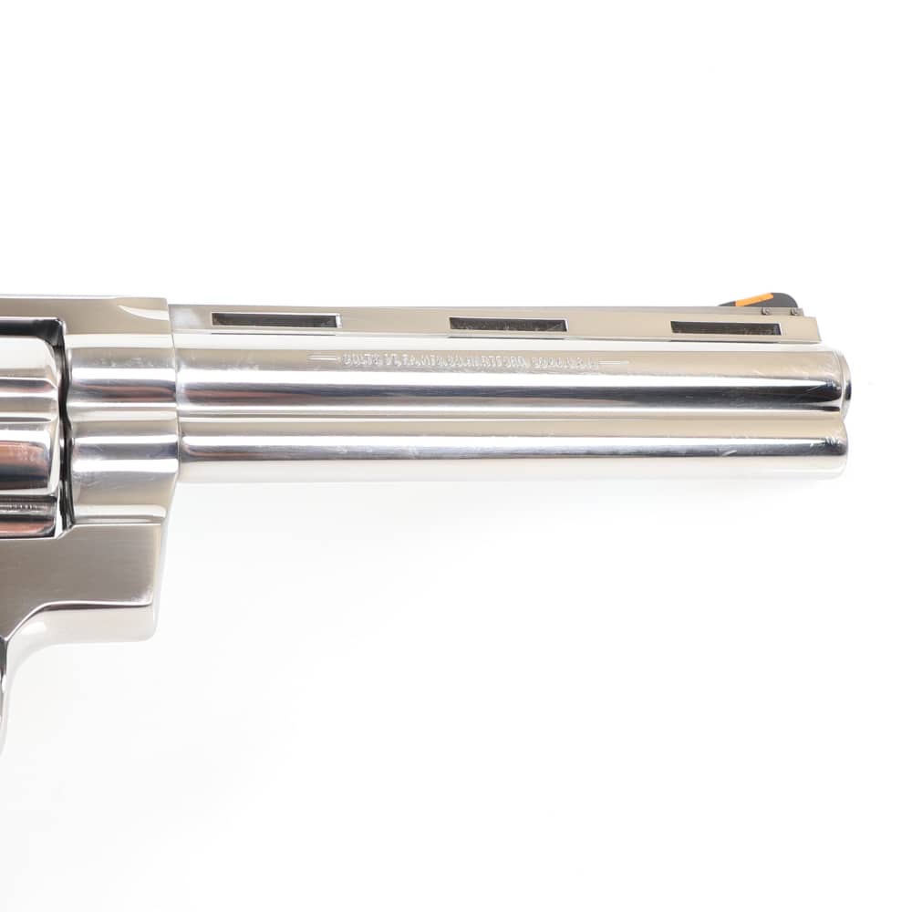 Colt Python, 357 Magnum 6” Barrel Bright Stainless/Black VERY NICE 1990!-img-15
