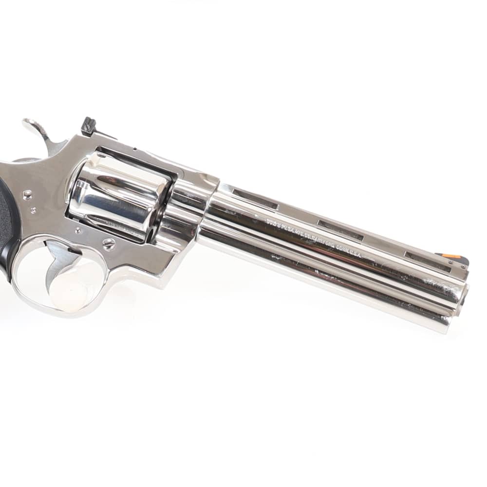 Colt Python, 357 Magnum 6” Barrel Bright Stainless/Black VERY NICE 1990!-img-6