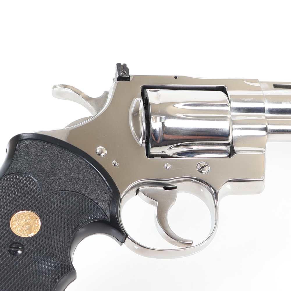 Colt Python, 357 Magnum 6” Barrel Bright Stainless/Black VERY NICE 1990!-img-14