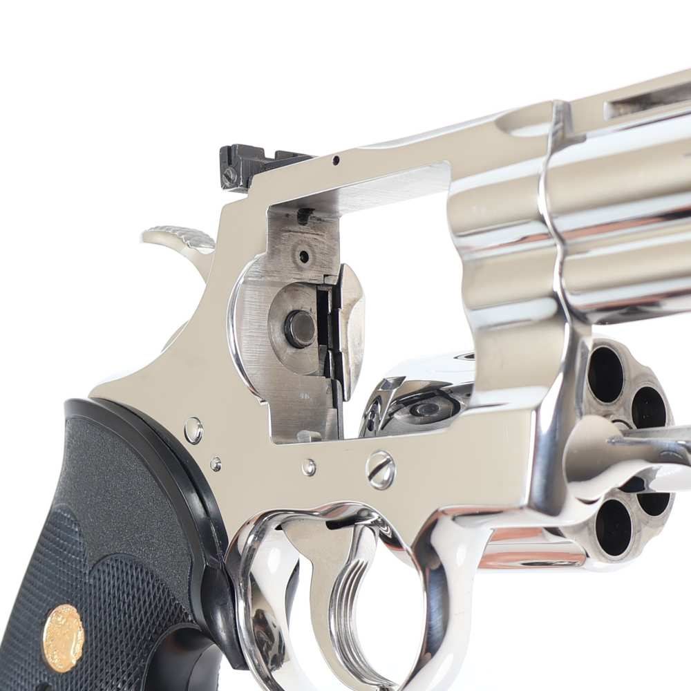 Colt Python, 357 Magnum 6” Barrel Bright Stainless/Black VERY NICE 1990!-img-31