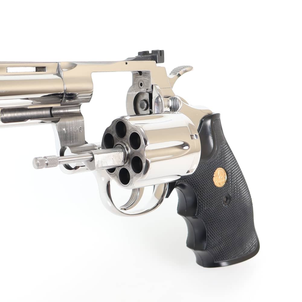 Colt Python, 357 Magnum 6” Barrel Bright Stainless/Black VERY NICE 1990!-img-32