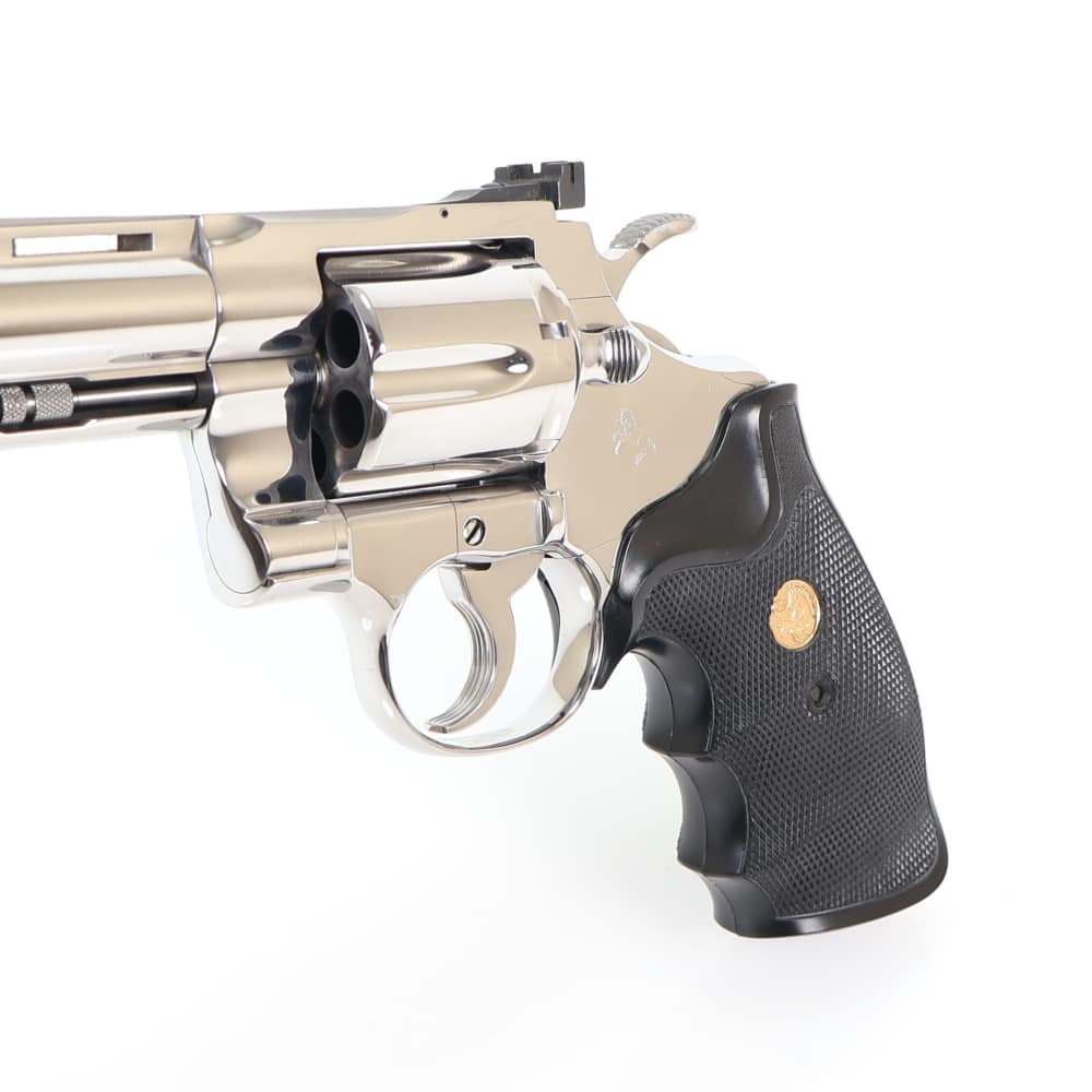 Colt Python, 357 Magnum 6” Barrel Bright Stainless/Black VERY NICE 1990!-img-22