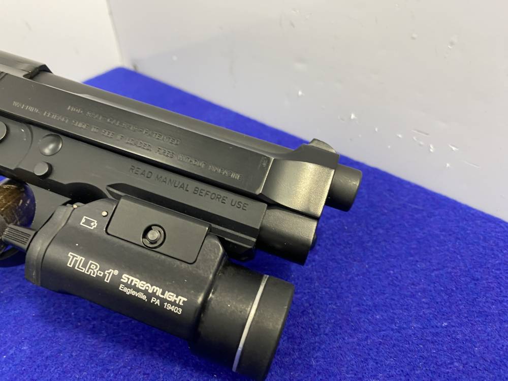 Beretta 92A1 9mm Black 4.9" *STREAMLIGHT TLR-1 & ALIEN GEAR HOLSTER*-img-31