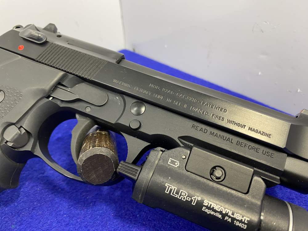 Beretta 92A1 9mm Black 4.9" *STREAMLIGHT TLR-1 & ALIEN GEAR HOLSTER*-img-30