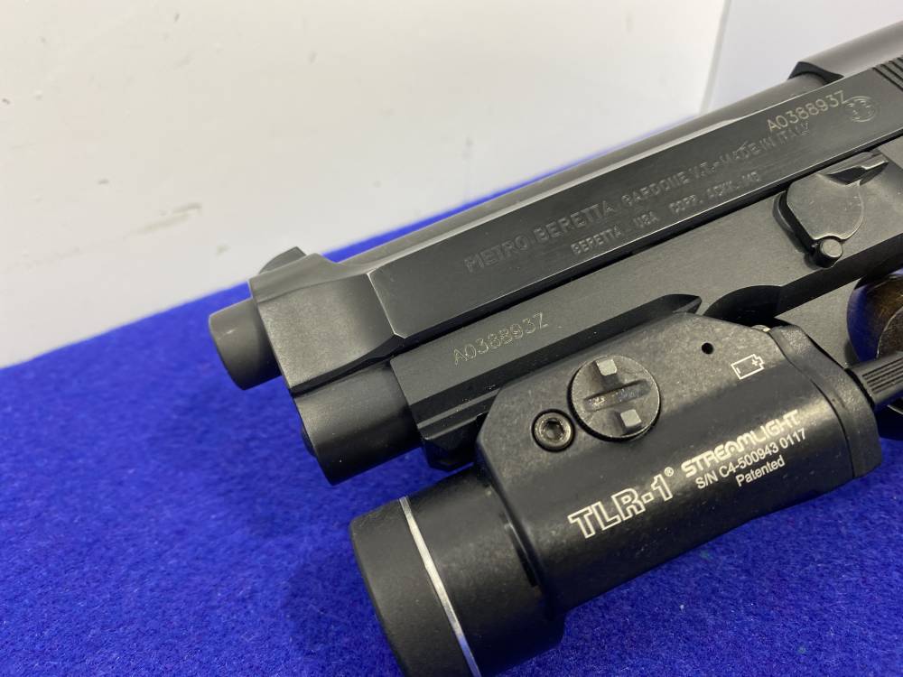 Beretta 92A1 9mm Black 4.9" *STREAMLIGHT TLR-1 & ALIEN GEAR HOLSTER*-img-21