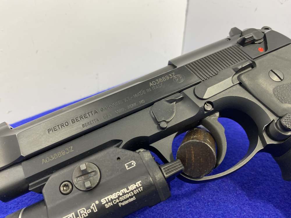 Beretta 92A1 9mm Black 4.9" *STREAMLIGHT TLR-1 & ALIEN GEAR HOLSTER*-img-20