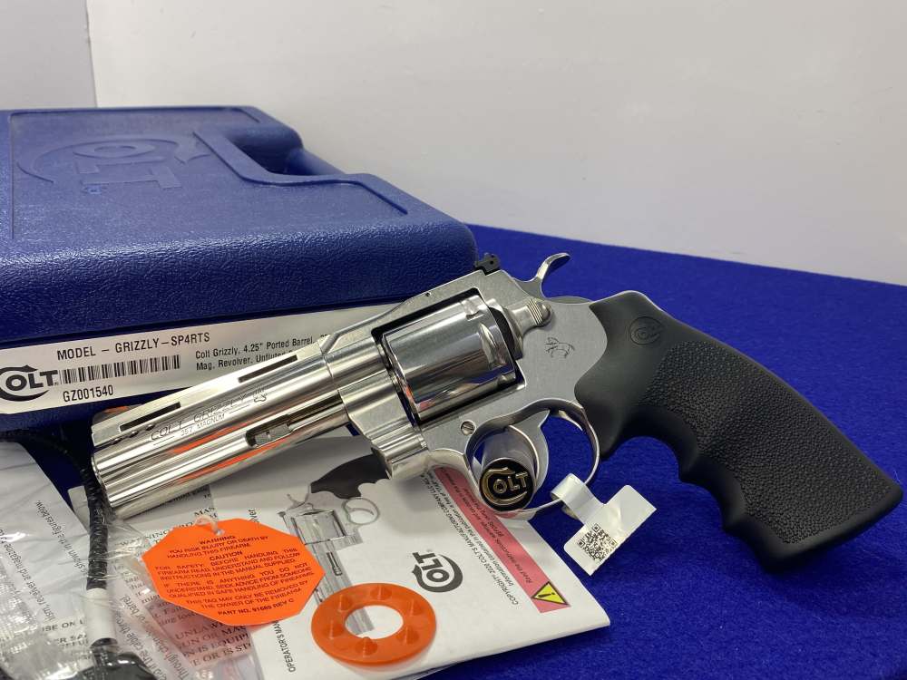 Colt Grizzly .357 Mag Stainless 4.25" *PORTED BARREL & UNFLUTED CYLINDER*-img-34