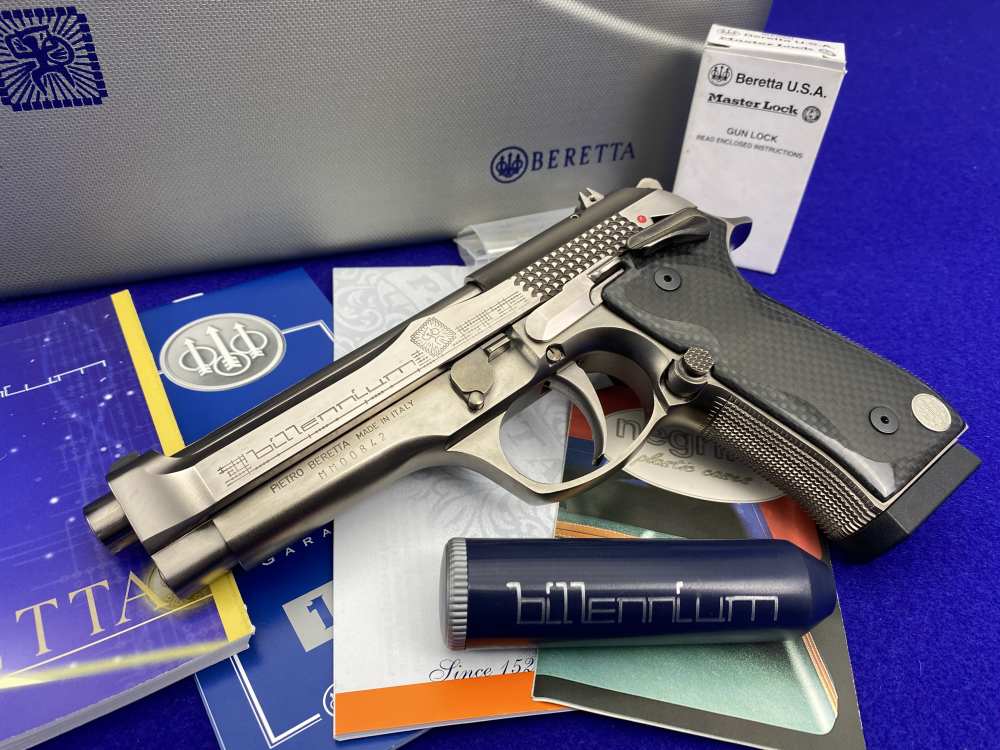 2002 Beretta 92 Billennium 9mm 5" -DESIRABLE BILLENNIUM MODEL- Only 2000-img-3