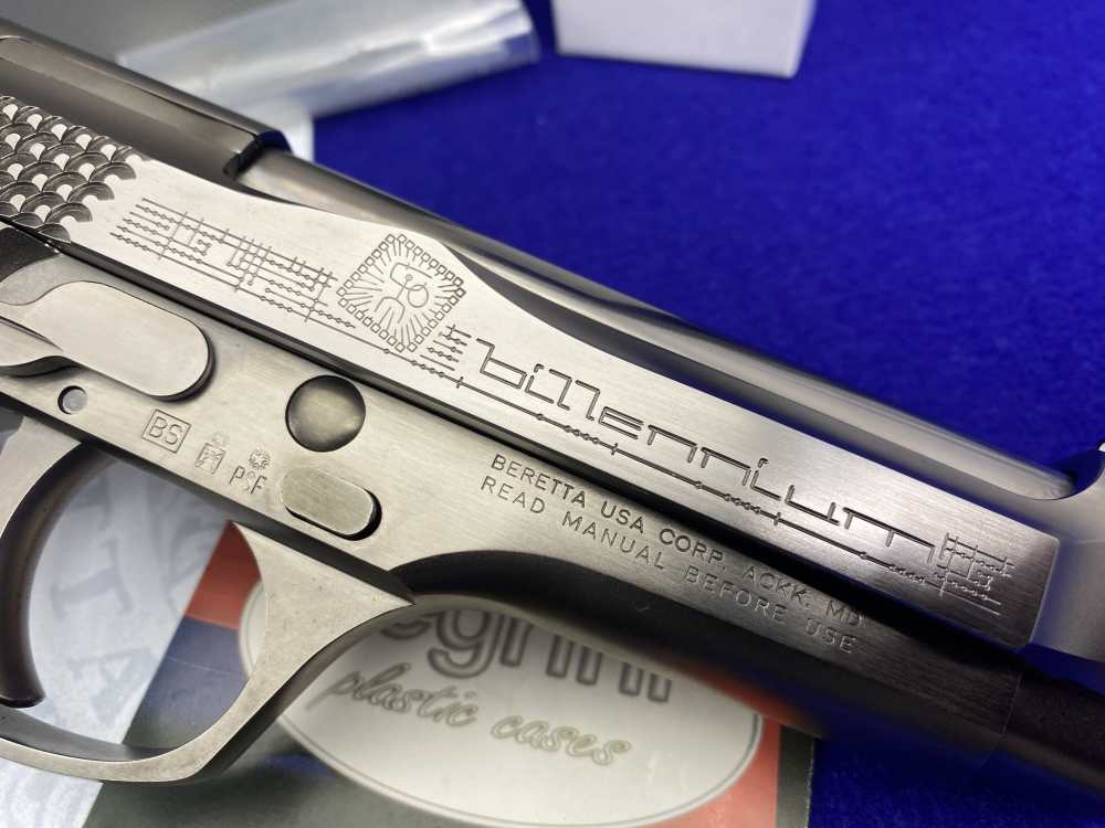 2002 Beretta 92 Billennium 9mm 5" -DESIRABLE BILLENNIUM MODEL- Only 2000-img-25