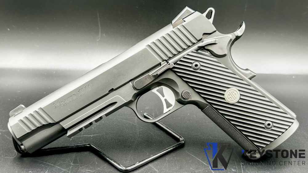 Rare Sig Sauer 1911TR-9 Tacops 5" 9mm Original Box & 2 Magazines-img-16