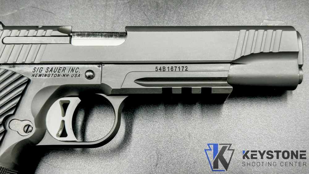 Rare Sig Sauer 1911TR-9 Tacops 5" 9mm Original Box & 2 Magazines-img-8