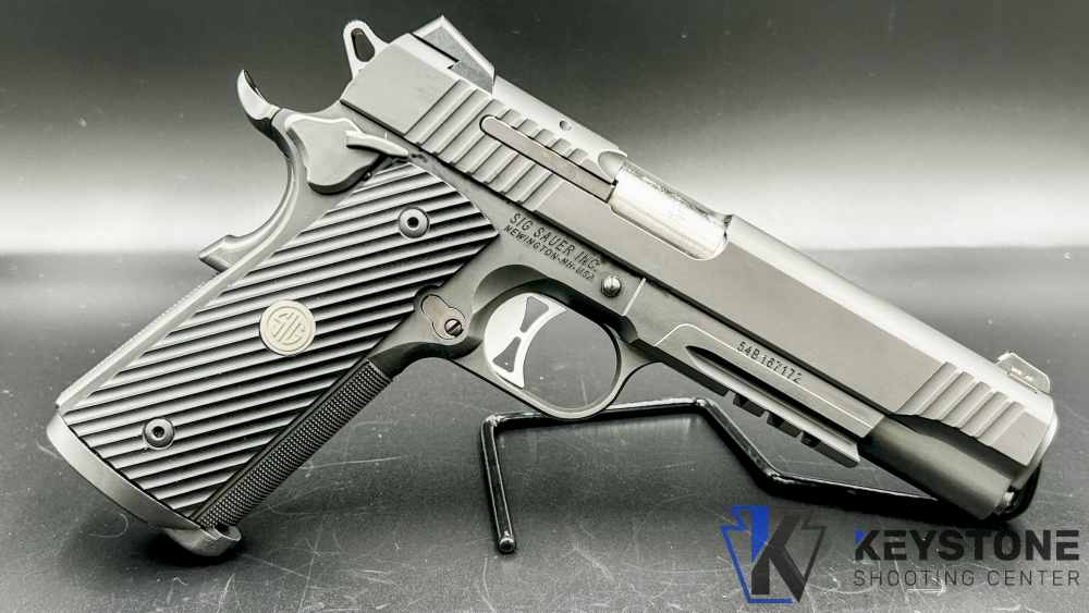 Rare Sig Sauer 1911TR-9 Tacops 5" 9mm Original Box & 2 Magazines-img-15