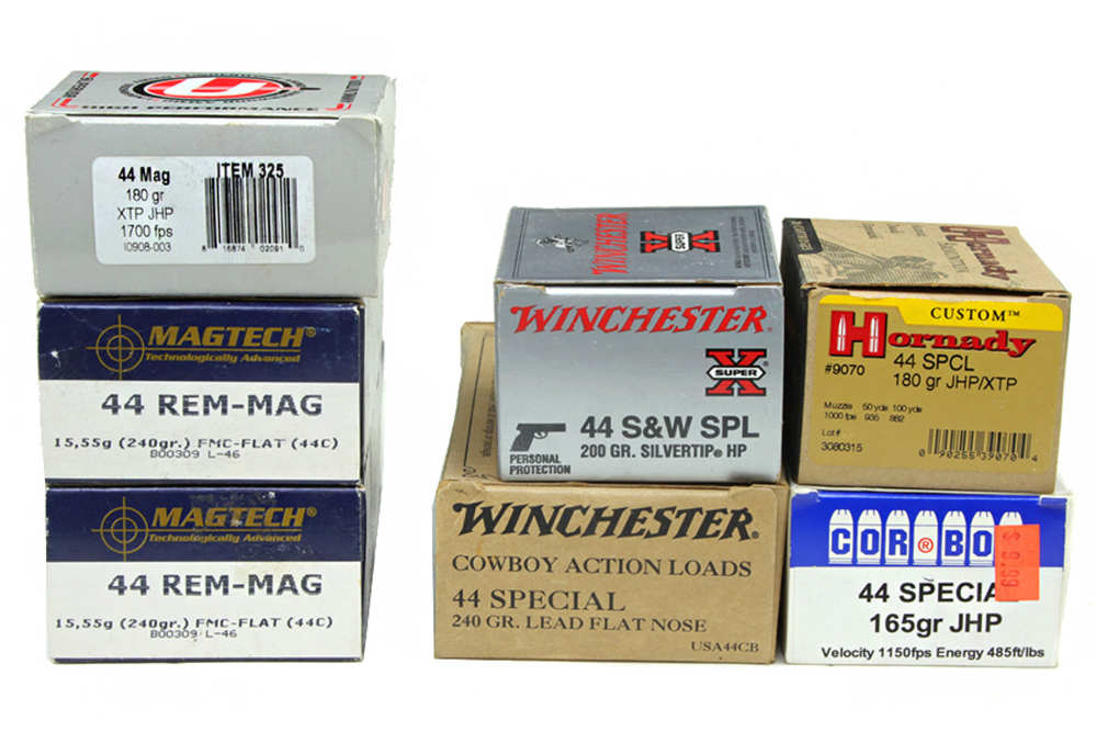Batch 100+ Rounds 44 Magnum & 44 Special FMJ & JHP, Ammo! Plus Some Brass!-img-0