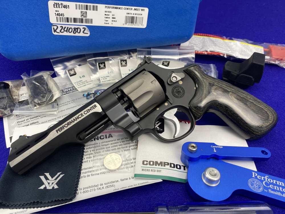 Smith Wesson 327 Performance Center 9mm*EXCELLENT JERRY MICULEK REVOLVER*-img-46