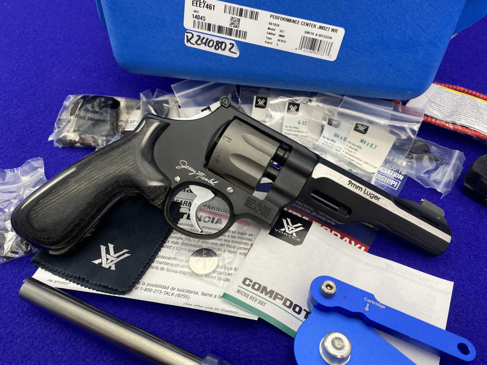 Smith Wesson 327 Performance Center 9mm*EXCELLENT JERRY MICULEK REVOLVER*-img-13