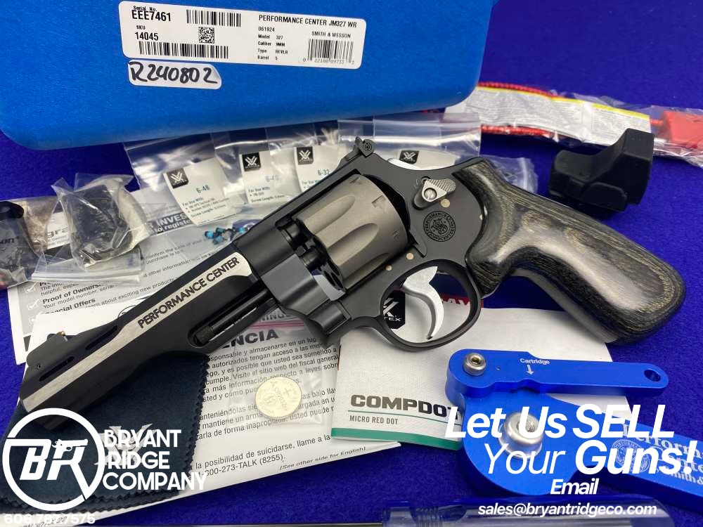 Smith Wesson 327 Performance Center 9mm*EXCELLENT JERRY MICULEK REVOLVER*-img-0