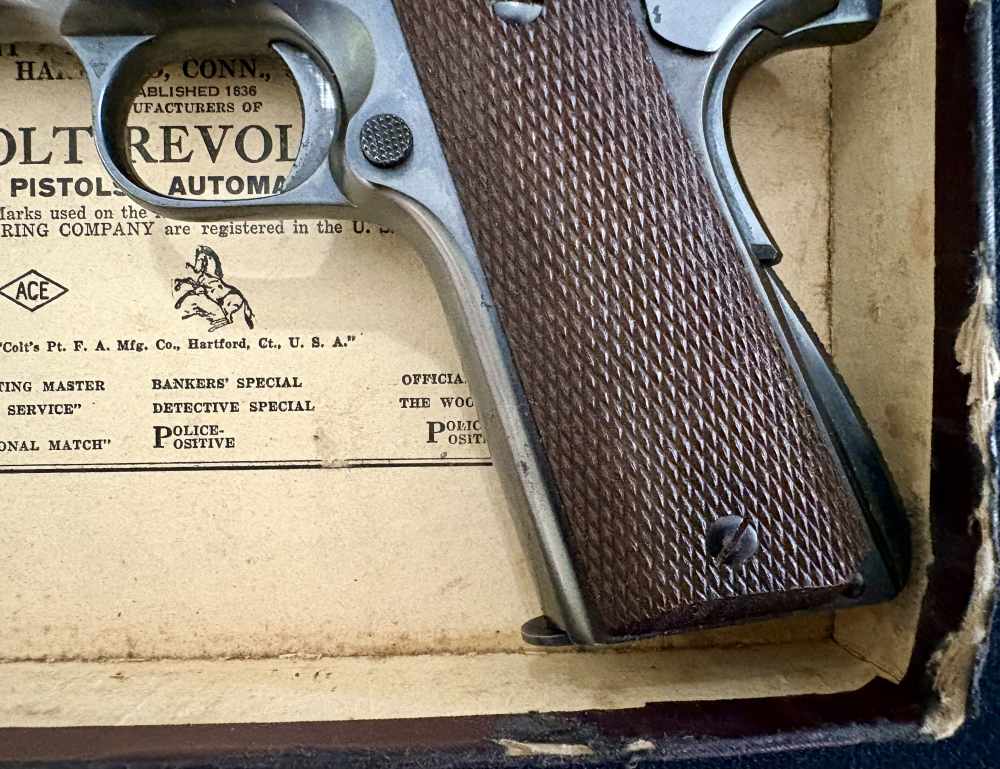 COLT SUPER 38 AUTOMATIC - RARE 1939 PRE-WAR WITH BOX AND MANUAL-img-13