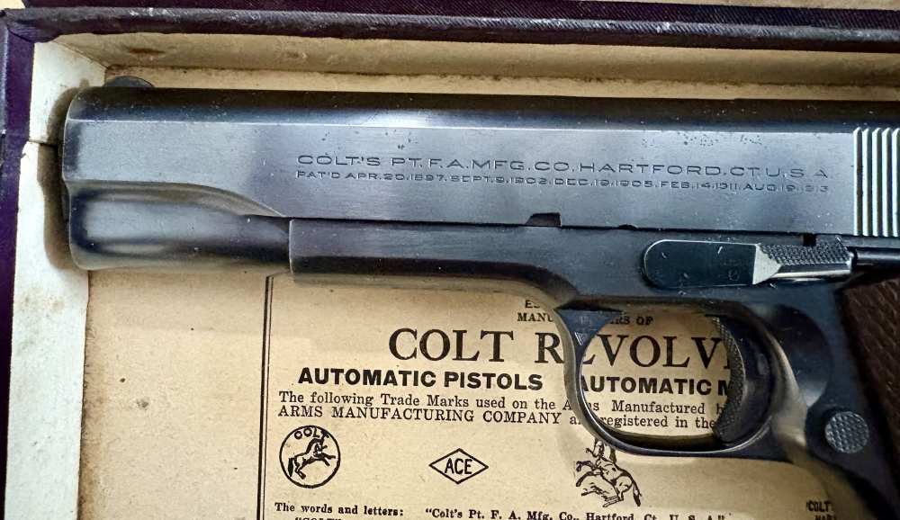 COLT SUPER 38 AUTOMATIC - RARE 1939 PRE-WAR WITH BOX AND MANUAL-img-14