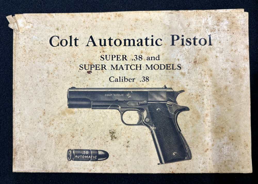 COLT SUPER 38 AUTOMATIC - RARE 1939 PRE-WAR WITH BOX AND MANUAL-img-1