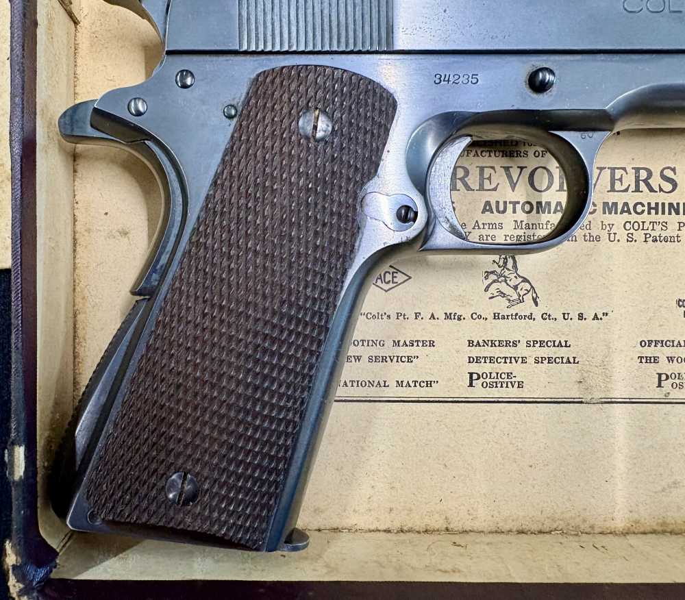 COLT SUPER 38 AUTOMATIC - RARE 1939 PRE-WAR WITH BOX AND MANUAL-img-4