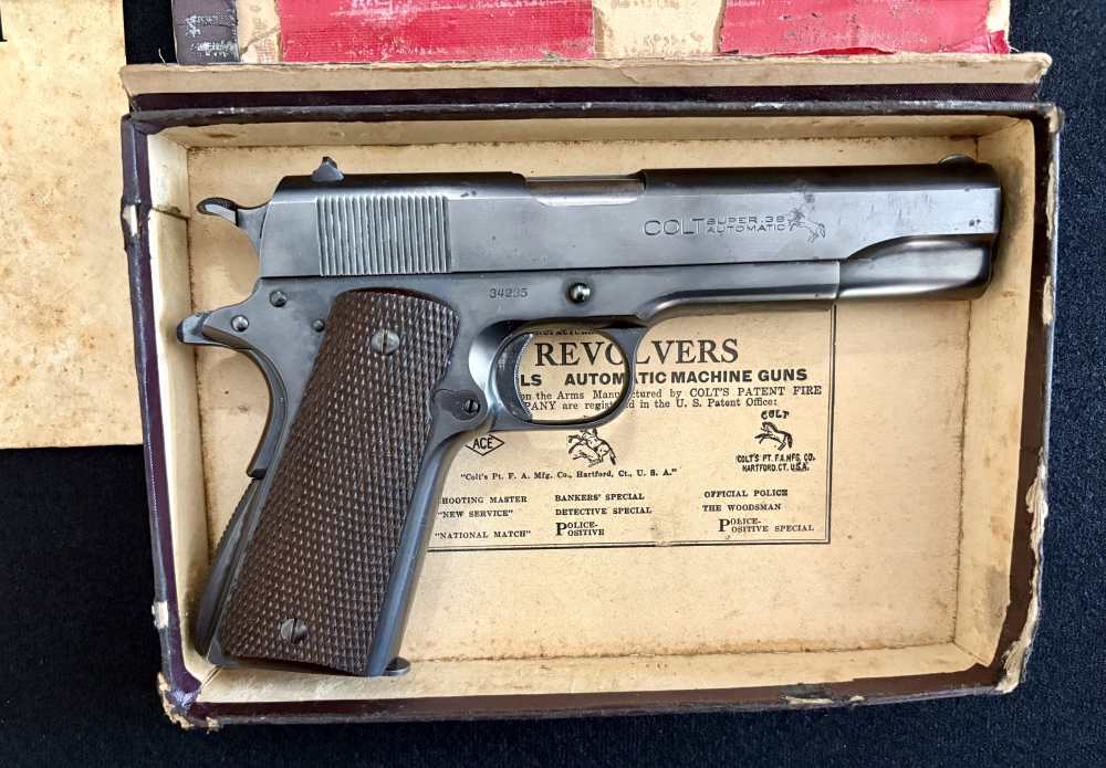 COLT SUPER 38 AUTOMATIC - RARE 1939 PRE-WAR WITH BOX AND MANUAL-img-5