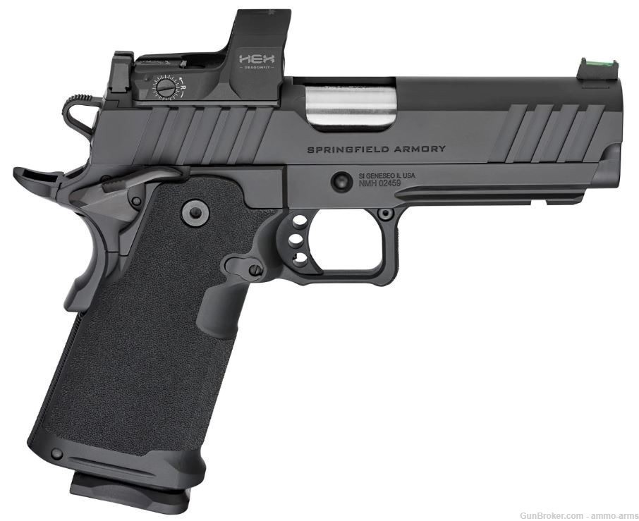 Springfield 1911 DS Prodigy AOS HEX Dragonfly 9mm 4.25" Black PH9117AOSD-img-1