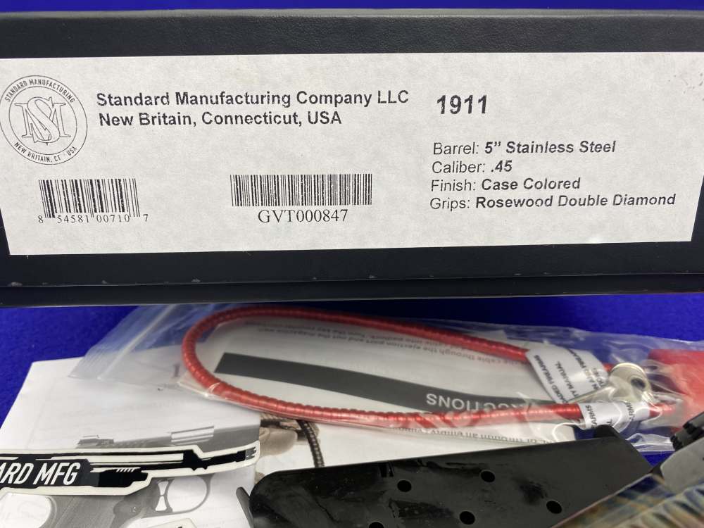 Standard Manufacturing 1911 .45 5" *FULL CASE HARDENED WITH FIRE BLUE*-img-11