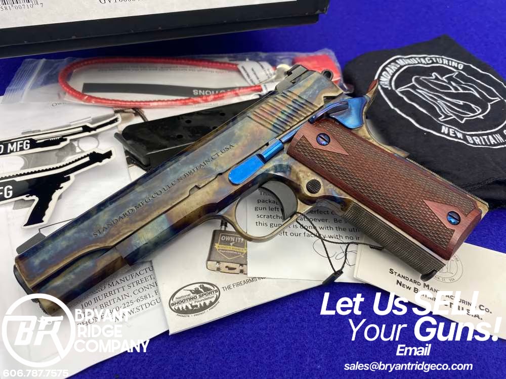 Standard Manufacturing 1911 .45 5" *FULL CASE HARDENED WITH FIRE BLUE*-img-0
